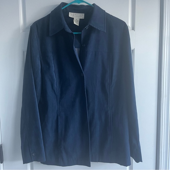 Norton McNaughton Jackets & Blazers - Norton McNaughton Navy Blue Blazer